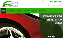 Tablet Screenshot of fairwayautoauction.com